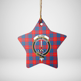 Clan Blane 2 Tartan Crest Star Ceramic Ornament UU74 Blane 2 Tartan Tartan Christmas