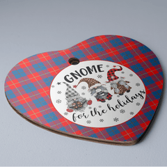 Clan Blane 2 Tartan Gnome Heart Ceramic Ornament NH79 Blane 2 Tartan Gnome Tartan Christmas