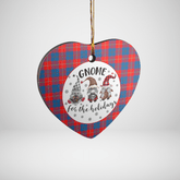 Clan Blane 2 Tartan Gnome Heart Ceramic Ornament NH79 Blane 2 Tartan Gnome Tartan Christmas
