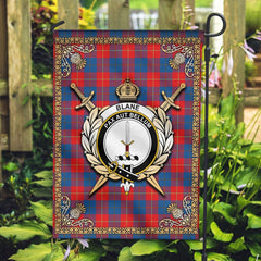 Clan Blane Tartan Crest Garden Flag - Celtic Thistle MX42 Clan Blane Tartan Today