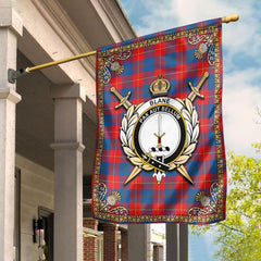 Clan Blane Tartan Crest Garden Flag - Celtic Thistle MX42 Clan Blane Tartan Today
