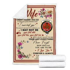 Clan Blanket Darroch (of Gourock) Tartan Crest Blanket To My Wife Style , Gift From Scottish Husband TI31 Clan Scott Tartan Today