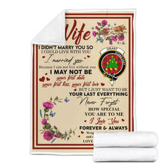 Clan Blanket Grant Tartan Crest Blanket To My Wife Style , Gift From Scottish Husband FY95 Clan Scott Tartan Today