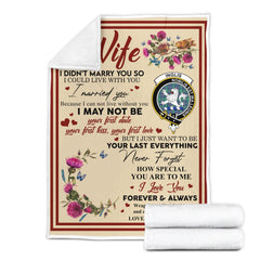 Clan Blanket Inglis Tartan Crest Blanket To My Wife Style , Gift From Scottish Husband RS38 Clan Scott Tartan Today