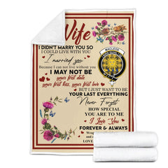 Clan Blanket MacLeod (of Lewis) Tartan Crest Blanket To My Wife Style , Gift From Scottish Husband SV21 Clan Scott Tartan Today