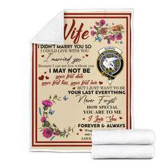 Clan Blanket Norvel (or Norvill) Tartan Crest Blanket To My Wife Style , Gift From Scottish Husband WP10 Clan Scott Tartan Today