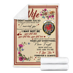 Clan Blanket Wilson Tartan Crest Blanket To My Wife Style , Gift From Scottish Husband SV12 Clan Scott Tartan Today