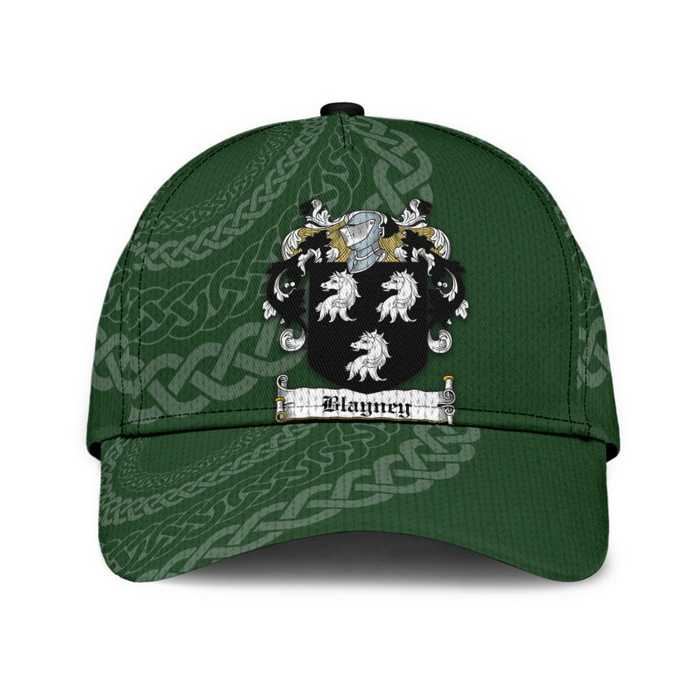 Clan Blayney Coat Of Arms - Irish Family Crest St Patrick's Day Classic CapIF25 Classic Cap - Blayney Coat Of Arms St Patrick's Day Classic Cap Irish Cap