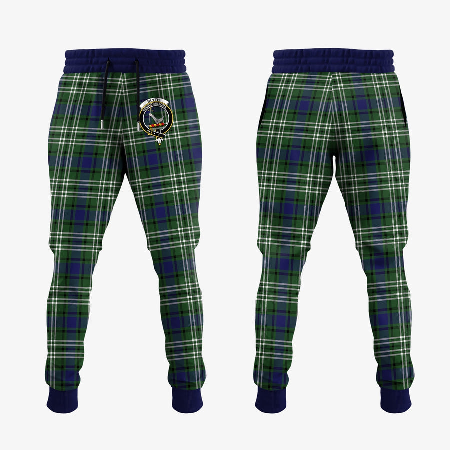 Clan Blyth Tartan Crest Jogger Sweatpants