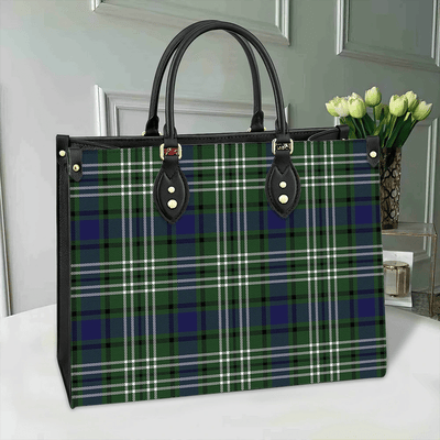 Clan Blyth Tartan Leather Bag