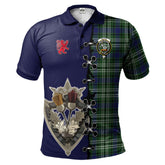 Clan Blyth Tartan Polo Shirt - Lion Rampant And Celtic Thistle Style BM48 Blyth Tartan Tartan Polo