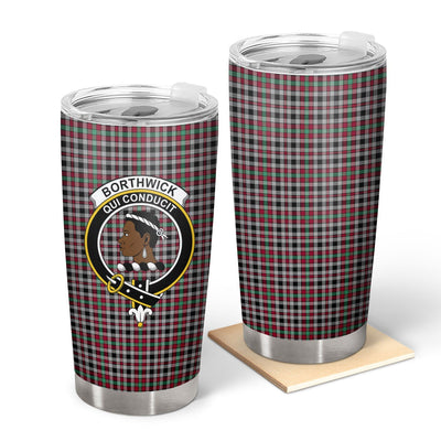 Clan Borthwick Ancient Tartan Crest Tumbler