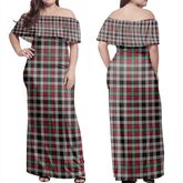 Clan Borthwick Ancient Tartan Hawaii Dress ST58 Clan Borthwick (Borthwick Tartan) Tartan Hawaii Dress