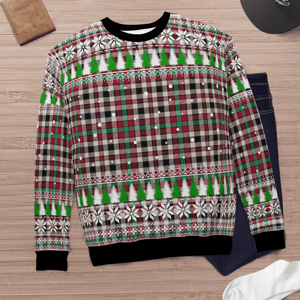 Clan Borthwick Dress Ancient Tartan Christmas Ugly Sweater MK42 Borthwick Dress Ancient Tartan Tartan Ugly Sweater