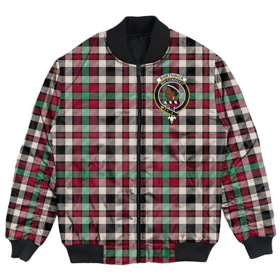 Clan Borthwick Dress Ancient Tartan Crest Bomber Jacket