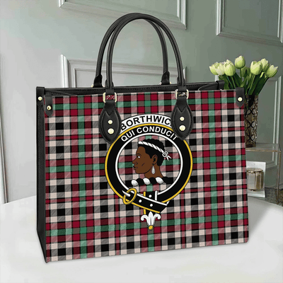 Clan Borthwick Dress Ancient Tartan Crest Leather Bag