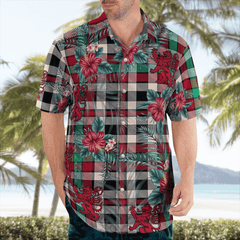 Clan Borthwick Dress Ancient Tartan Scottish Lion Hawaiian Shirt DI34 Clan Borthwick (Borthwick Tartan) Tartan Hawaii Shirt