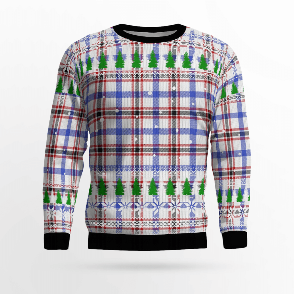 Clan Boswell Modern Tartan Christmas Ugly Sweater YF62 Boswell Modern Tartan Tartan Ugly Sweater