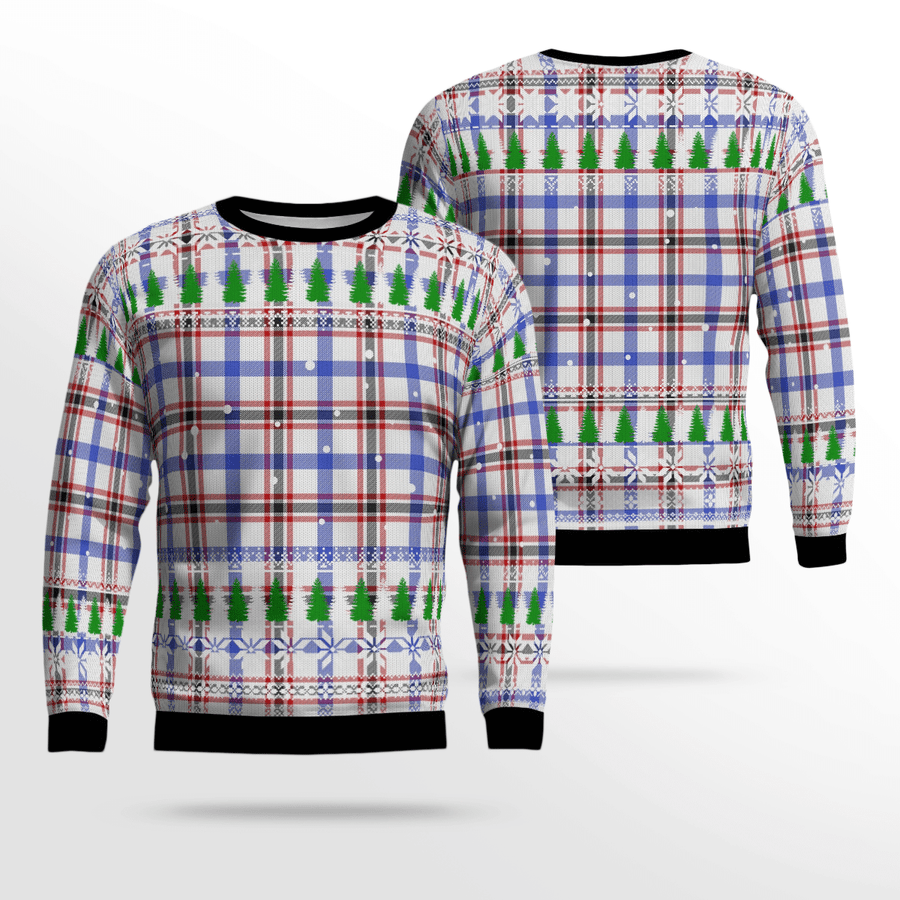 Clan Boswell Modern Tartan Christmas Ugly Sweater YF62 Boswell Modern Tartan Tartan Ugly Sweater