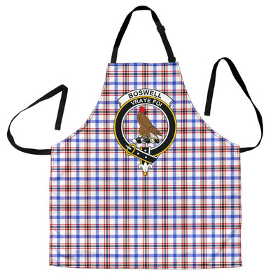 Clan Boswell Modern Tartan Crest Apron