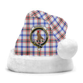 Clan Boswell Modern Tartan Crest Christmas Santa Hat OO68 Boswell Modern Tartan Tartan Santa Hat