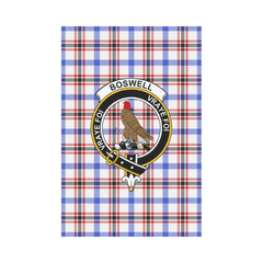 Clan Boswell Modern Tartan Crest Garden Flag QQ72 Clan Boswell Tartan Today