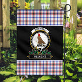Clan Boswell Modern Tartan Crest Garden Flag - Welcome NX42 Clan Boswell Tartan Today