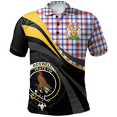 Clan Boswell Modern Tartan Polo Shirt - Royal Coat Of Arms Style FI52 Boswell Modern Tartan Tartan Polo