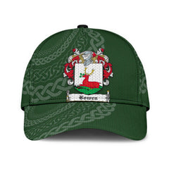 Clan Bowen Coat Of Arms - Irish Family Crest St Patrick's Day Classic CapNC28 Classic Cap - Bowen Coat Of Arms St Patrick's Day Classic Cap Irish Cap