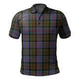 Clan Bowie Black Tartan Polo Shirt SR83 Bowie Black Tartan Tartan Polo
