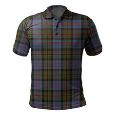 Clan Bowie Black Tartan Polo Shirt SR83 Bowie Black Tartan Tartan Polo