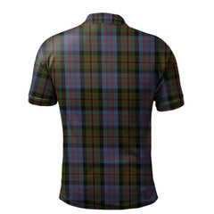 Clan Bowie Black Tartan Polo Shirt SR83 Bowie Black Tartan Tartan Polo