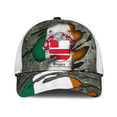 Clan Boyce Coat Of Arms - Irish Family Crest Classic Cap FA62 Boyce Coat Of Arms Irish Cap