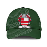 Clan Boyce Coat Of Arms - Irish Family Crest St Patrick's Day Classic CapEF77 Classic Cap - Boyce Coat Of Arms St Patrick's Day Classic Cap Irish Cap