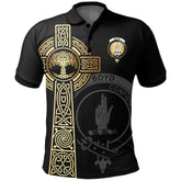 Clan Boyd Clan Unisex Polo Shirt - Celtic Tree Of Life AM84 Boyd Tartan Tartan Polo
