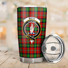 Clan Boyd Modern Tartan Crest Tumbler TA88 Clan Boyd Tartan Today