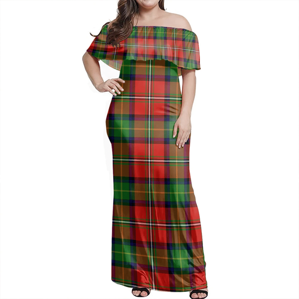 Clan Boyd Modern Tartan Hawaii Dress HV98 Clan Boyd Tartan Hawaii Dress