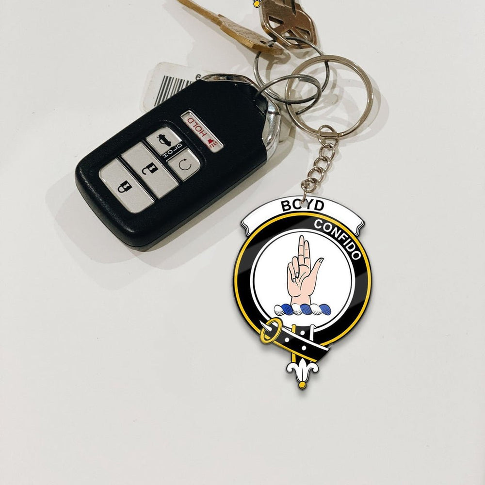 Clan Boyd Tartan Crest Keychain QI93 Clan Boyd Tartan Today
