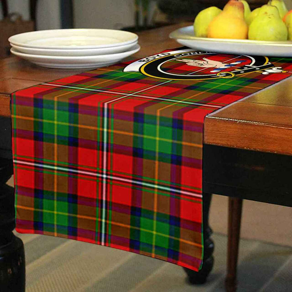 Clan Boyd Tartan Crest Table Runner Cotton BX71 Boyd Tartan Tartan Table Runner