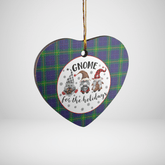 Clan Boyle Tartan Gnome Heart Ceramic Ornament WO82 Boyle Tartan Gnome Tartan Christmas