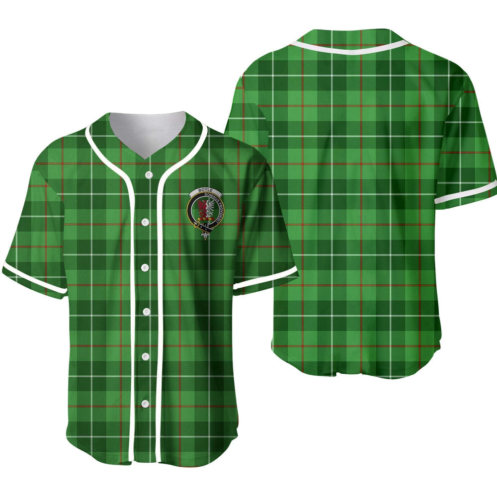 Clan Boyle Tartan Unisex Baseball Jersey MN41NH60 Clan Boyle Tartan Today