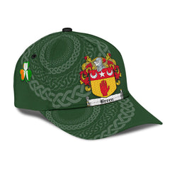Clan Breen Coat Of Arms - Irish Family Crest St Patrick's Day Classic CapZP38 Classic Cap - Breen Coat Of Arms St Patrick's Day Classic Cap Irish Cap