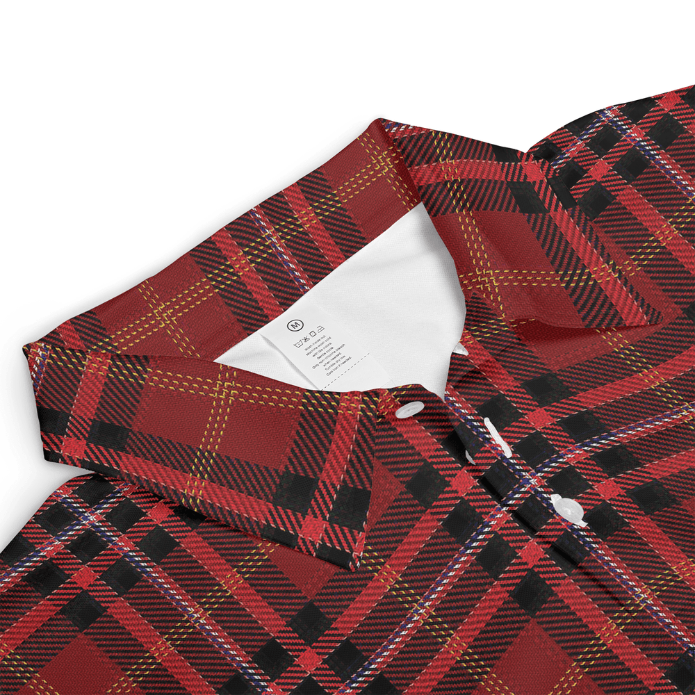 Clan Brim - DeForest of Balvaird Castle Tartan Polo Shirt BJ59 Brim - DeForest of Balvaird Castle Tartan Tartan Polo