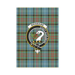 Clan Brisbane Modern Tartan Crest Garden Flag SA62 Clan Brisbane Tartan Today
