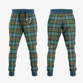 Clan Brisbane Modern Tartan Crest Jogger Sweatpants QE45 Clan Brisbane Tartan Today
