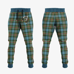 Clan Brisbane Modern Tartan Crest Jogger Sweatpants QE45 Clan Brisbane Tartan Today