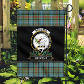 Clan Brisbane Tartan Crest Garden Flag - Welcome HE29 Clan Brisbane Tartan Today