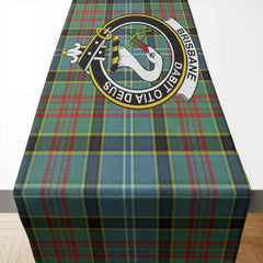 Clan Brisbane Tartan Crest Table Runner Cotton ZT25 Brisbane Tartan Tartan Table Runner
