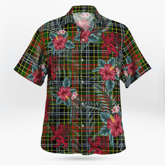 Clan Brisbane Tartan Scottish Lion Hawaiian Shirt KB61 Brisbane Tartan Tartan Hawaii Shirt
