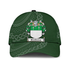 Clan Broderick Coat Of Arms - Irish Family Crest St Patrick's Day Classic CapJD68 Classic Cap - Broderick Coat Of Arms St Patrick's Day Classic Cap Irish Cap